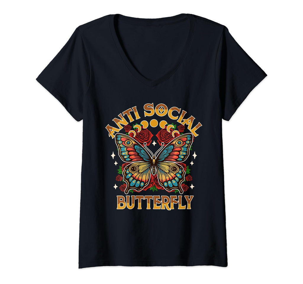 Womens Introvert Not Hugger Homebody T-Shirt - Graphic Print for Adults - T-Shirt, Sweatshirt, Hoodie