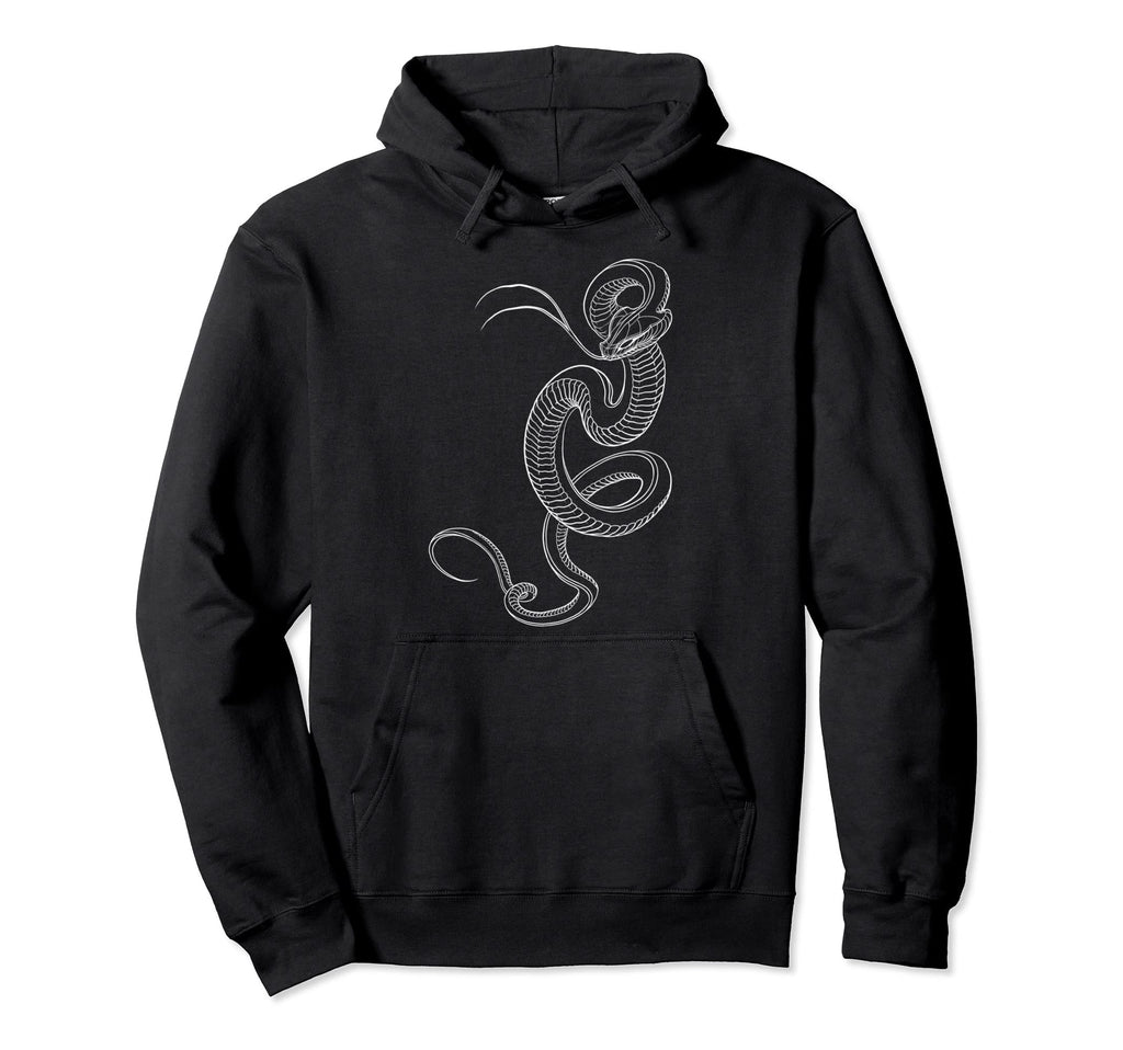Traditional Serpent Outline Tattoo Hoodie - Streetwear Style Men Women - T-Shirt, Sweatshirt, Hoodie