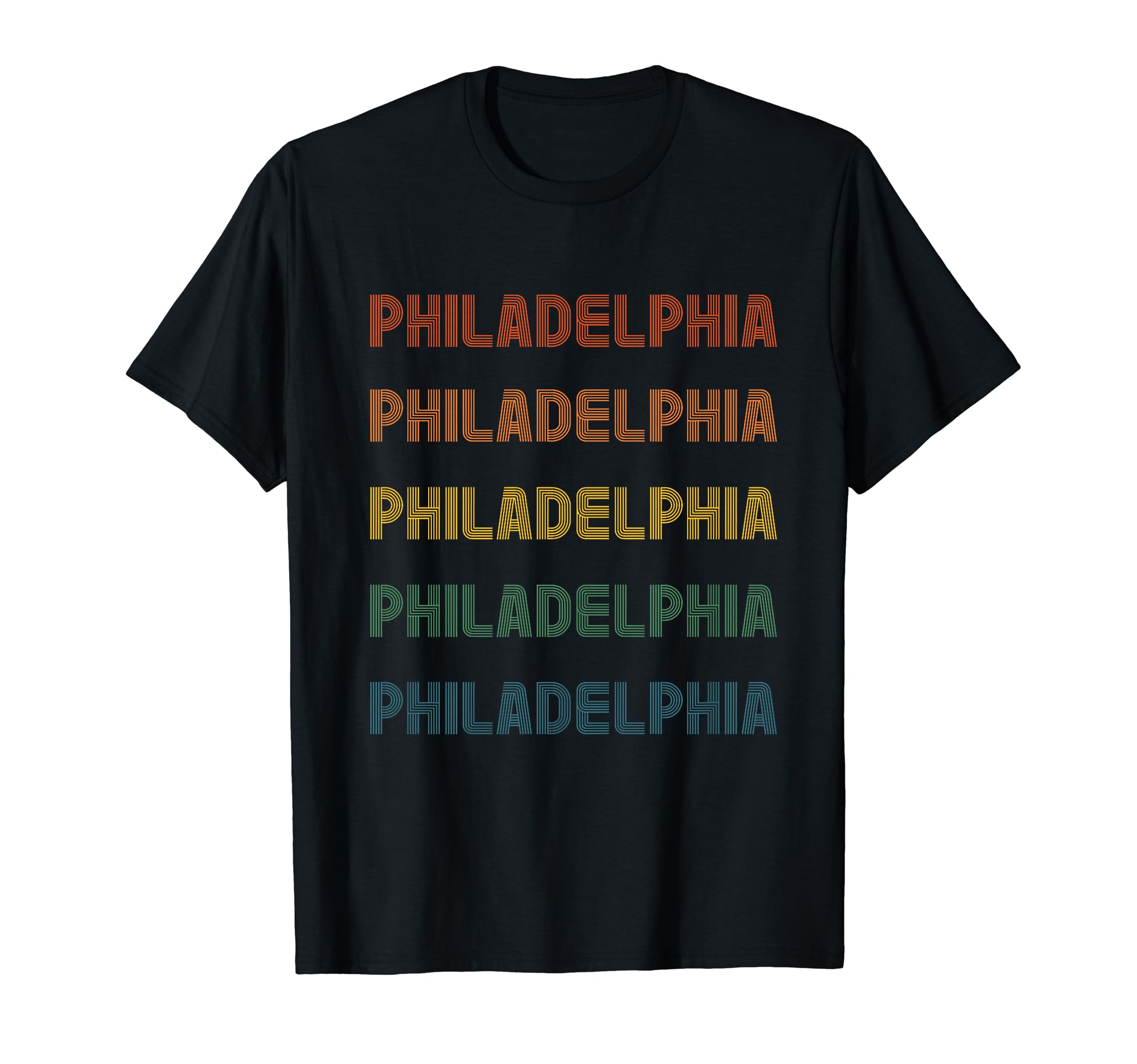 Philadelphia Typography Usa City T-Shirt - Aesthetic Graphic Men Women - T-Shirt, Sweatshirt, Hoodie