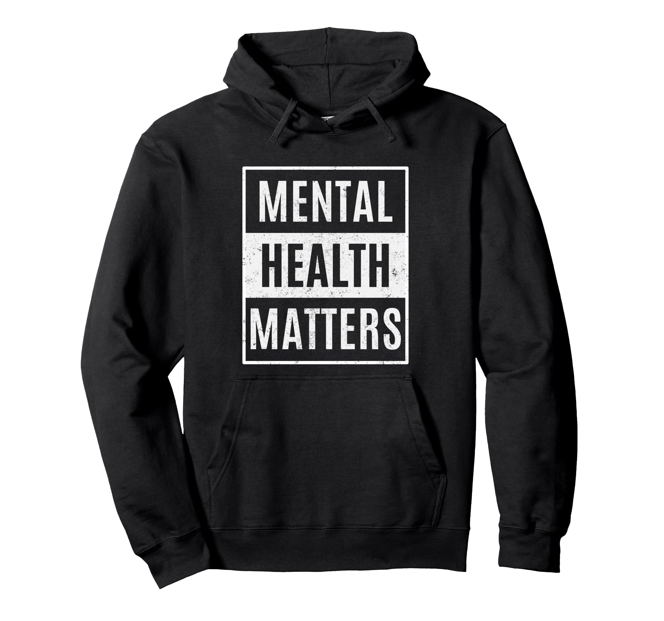 Mental Health Matters Mental Health Hoodie - Minimalist Print for Adults - T-Shirt, Sweatshirt, Hoodie