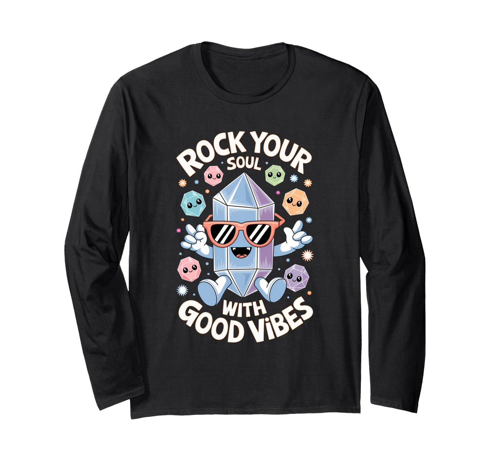 Healing Stone Crystals Energy T-Shirt - Casual Everyday Wear Unisex - T-Shirt, Sweatshirt, Hoodie