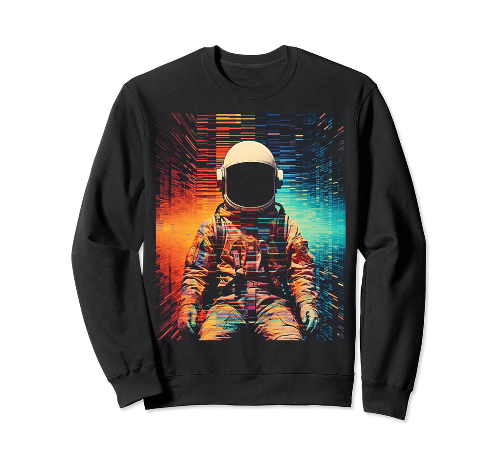 Synthwave Astronaut Cyberpunk 80S Sweatshirt - Trendy Graphic Men Women - T-Shirt, Sweatshirt, Hoodie