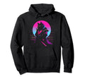 Synthwave Cat Samurai Mediation Hoodie - Trendy Graphic for Adults - T-Shirt, Sweatshirt, Hoodie