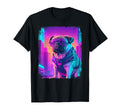 Pug Dog Cyber Vaporwave 80S Synthwave T-Shirt - Trendy Graphic for Adults - T-Shirt, Sweatshirt, Hoodie