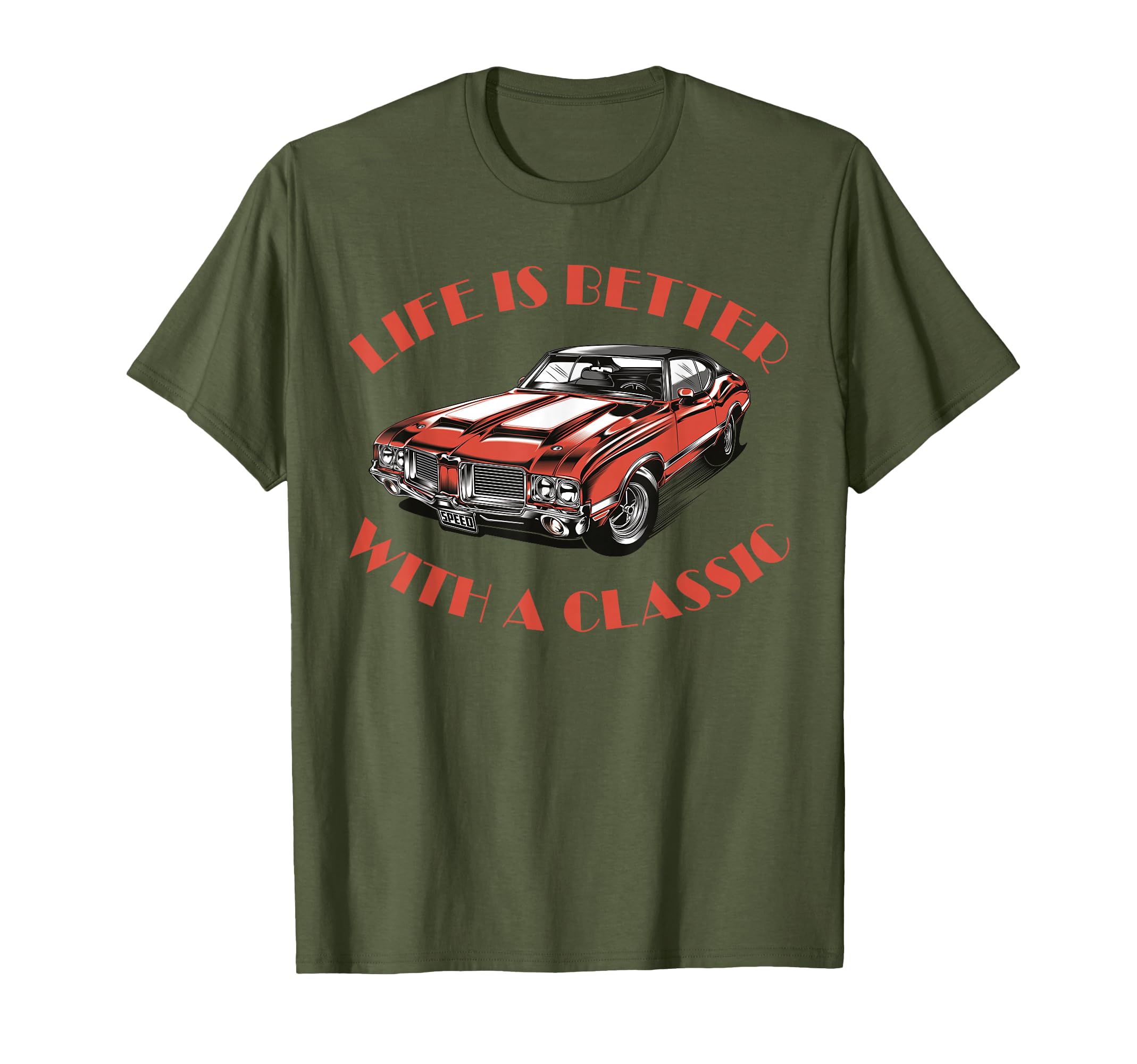 Life Is Better Usa Muscle Car T-Shirt - Aesthetic Graphic Men Women - T-Shirt, Sweatshirt, Hoodie
