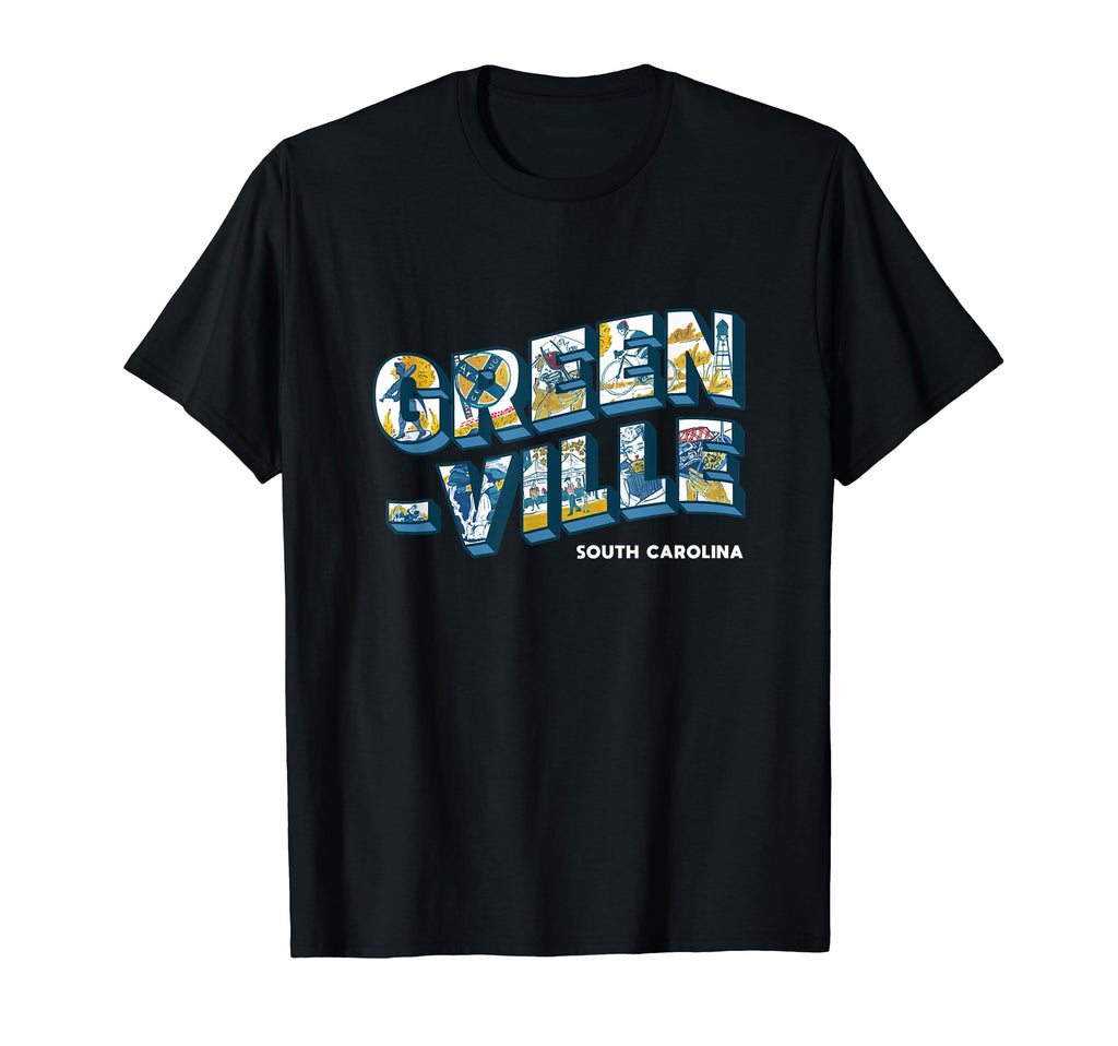 Greenville South Carolina T-Shirt - Aesthetic Graphic for Adults - T-Shirt, Sweatshirt, Hoodie