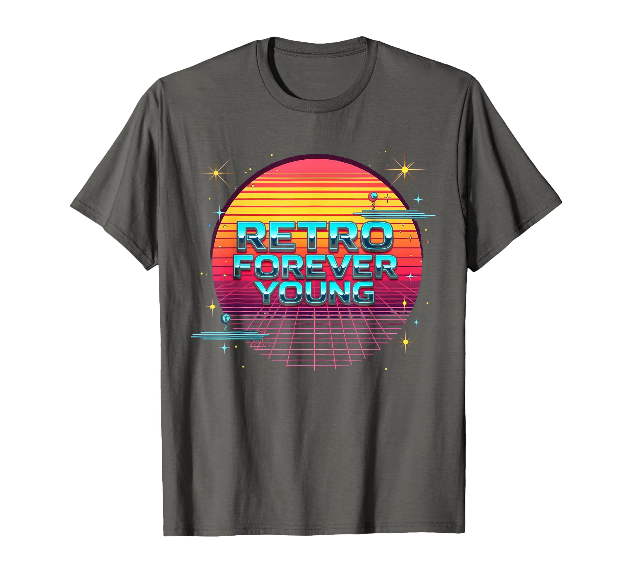 Forever Young Typography T-Shirt - Unique Graphic Men Women - T-Shirt, Sweatshirt, Hoodie