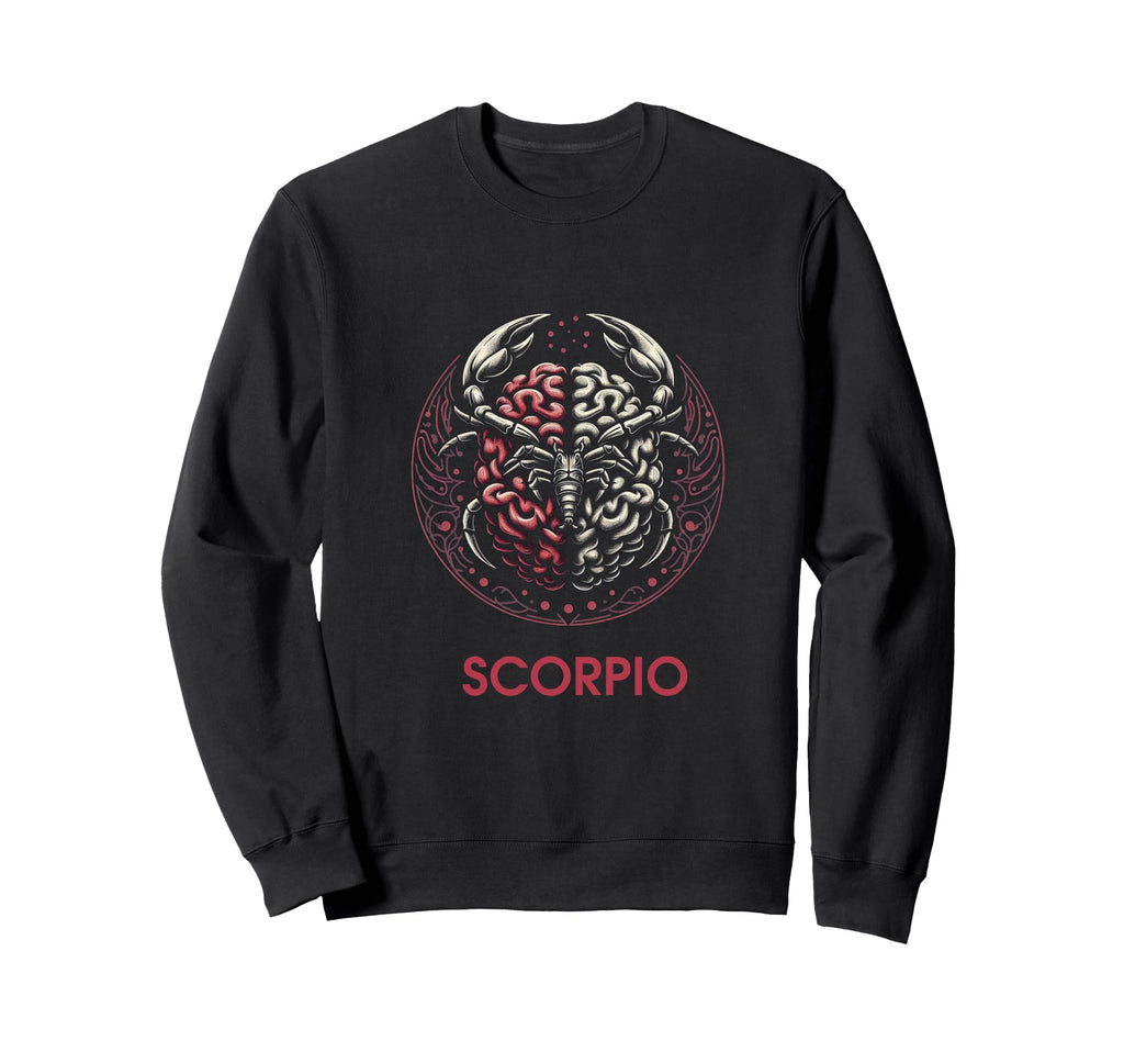 Scorpio Overthinker Club Sweatshirt - Minimalist Print for Adults - T-Shirt, Sweatshirt, Hoodie