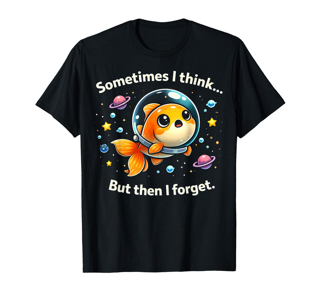 Forgetful Fish Meme Cartoon T-Shirt - Casual Everyday Wear for Adults - T-Shirt, Sweatshirt, Hoodie