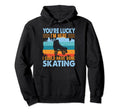 Roller Skating Skater Skate 70S 80S Hoodie - Graphic Print Unisex - T-Shirt, Sweatshirt, Hoodie