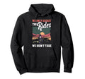 Motorcycle Biker We Only Regret Rides We Hoodie - Graphic Print Unisex - T-Shirt, Sweatshirt, Hoodie