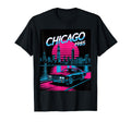 Chicago 1985 Muscle Car Skyline T-Shirt - Unique Graphic for Adults - T-Shirt, Sweatshirt, Hoodie