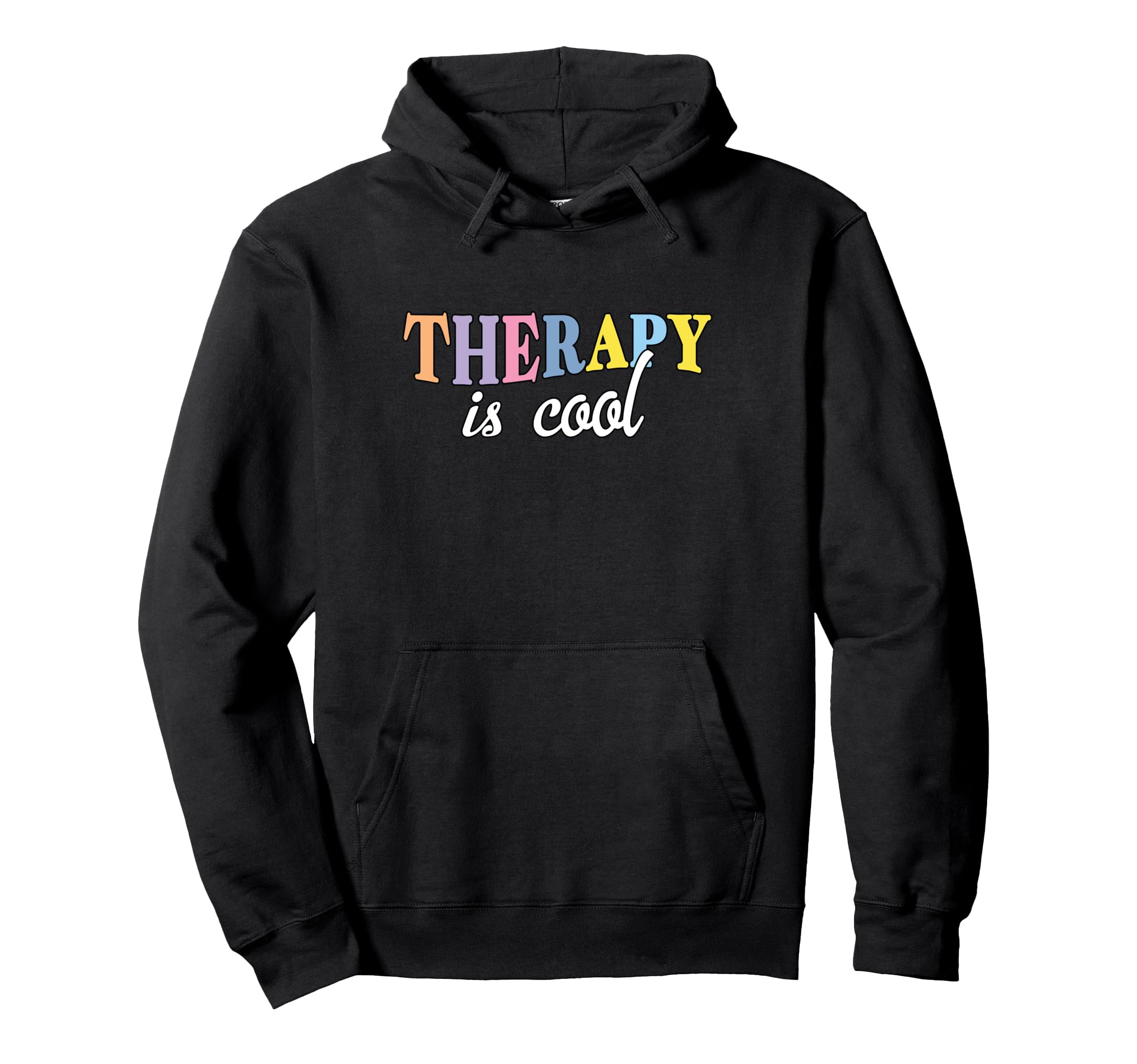 Therapy Is Mental Health Awareness Hoodie - Trendy Graphic for Adults - T-Shirt, Sweatshirt, Hoodie