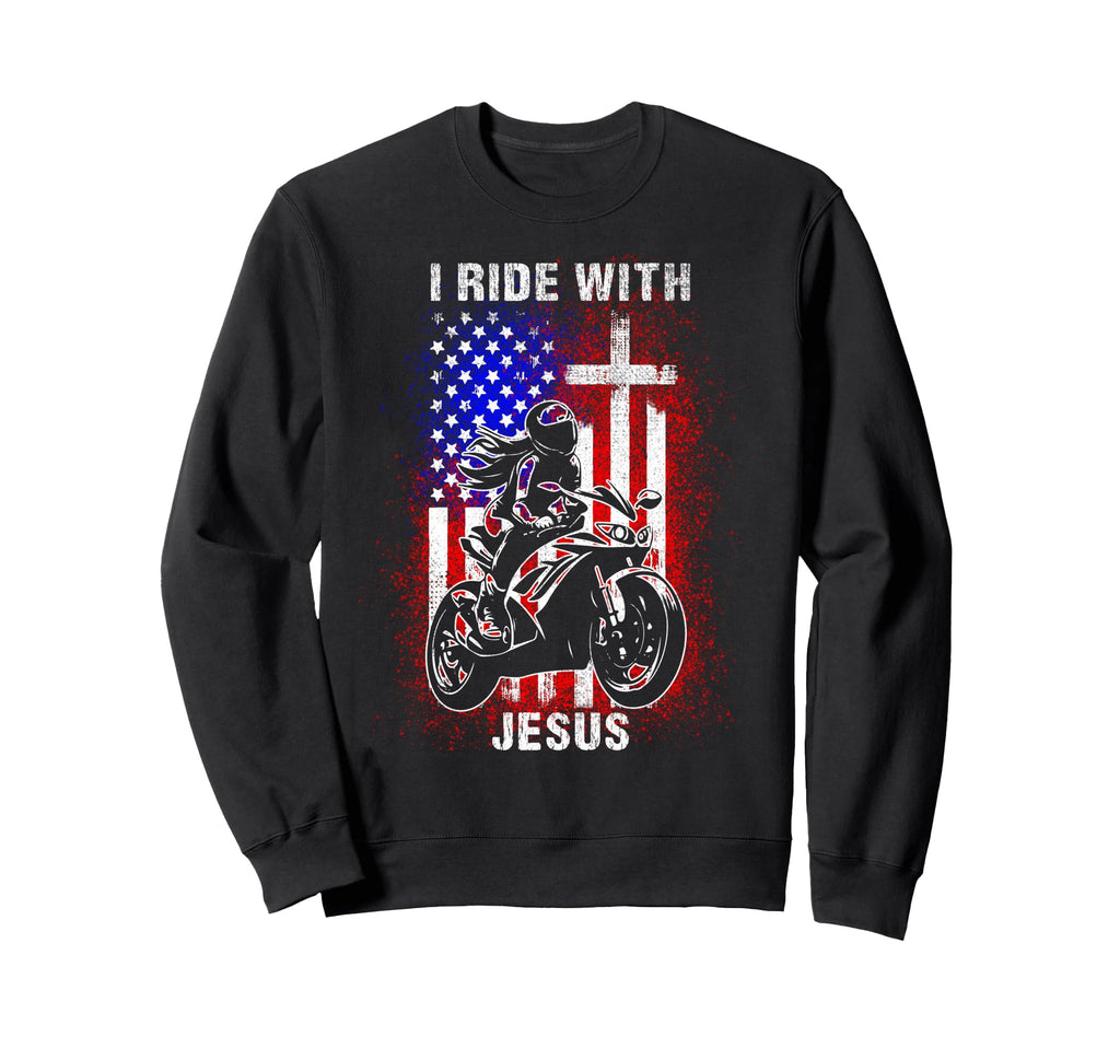 Motorcycle Gifting Ideas Usa Sweatshirt - Fun Novelty Design for Adults - T-Shirt, Sweatshirt, Hoodie
