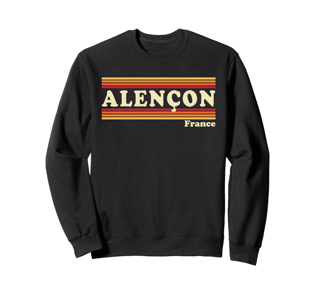 80S Alencon France Sweatshirt - Casual Everyday Wear for Adults - T-Shirt, Sweatshirt, Hoodie