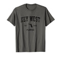 Key West Florida Fl Sports Black T-Shirt - Casual Everyday Wear for Adults - T-Shirt, Sweatshirt, Hoodie