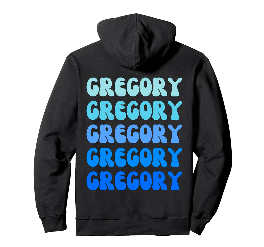 Gregory Name Stack Hoodie - Novelty Apparel Unisex - T-Shirt, Sweatshirt, Hoodie