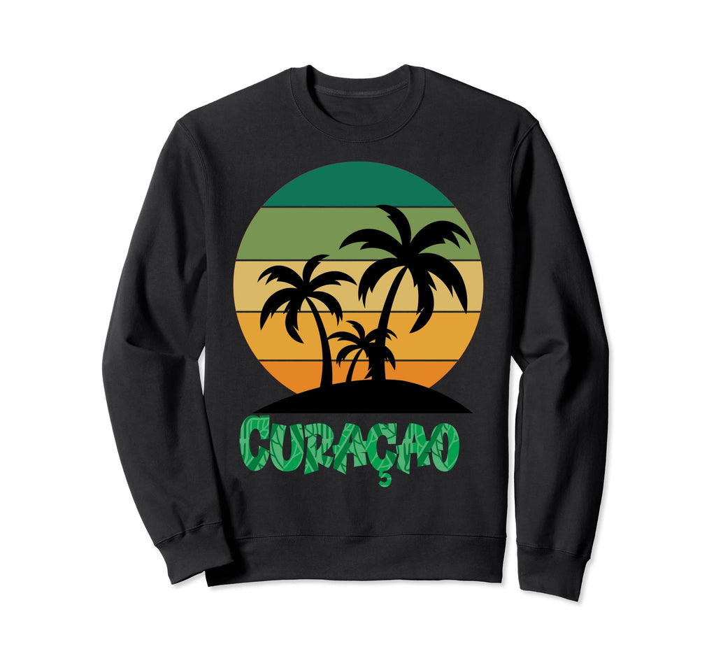 Curacao Tropical Sunset Vacation Sweatshirt - Custom Art Print Men Women - T-Shirt, Sweatshirt, Hoodie