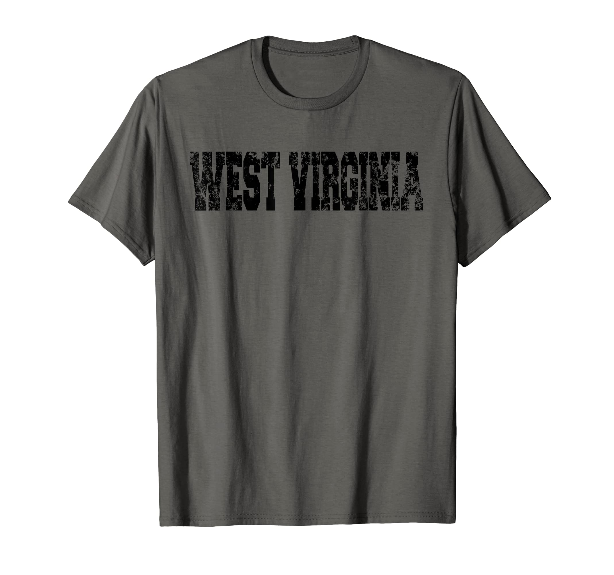 West Virginia Text Wv T-Shirt - Fun Novelty Design Unisex - T-Shirt, Sweatshirt, Hoodie
