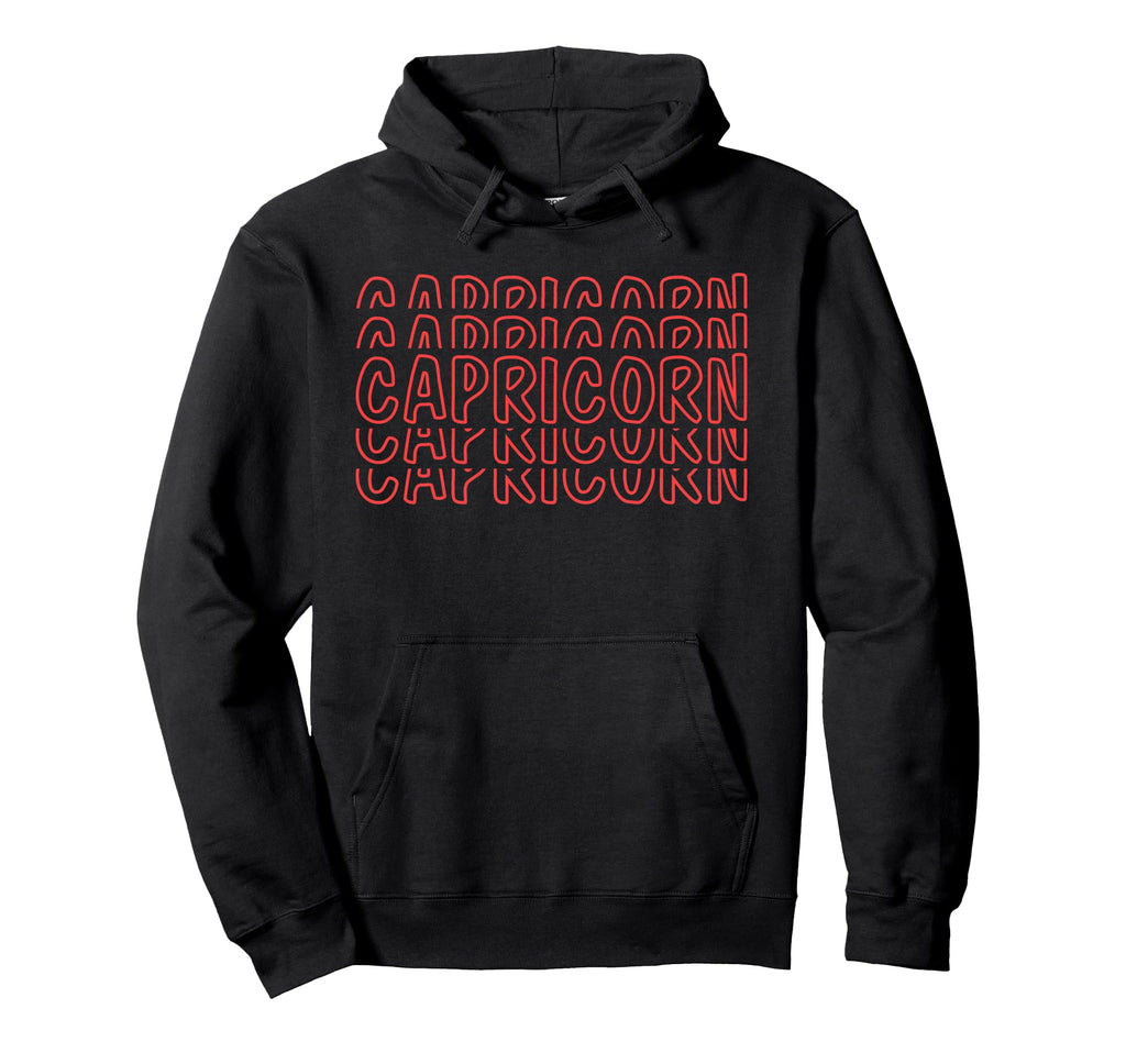 Capricorn Zodiac Birthday Astrology Hoodie - Aesthetic Graphic Unisex - T-Shirt, Sweatshirt, Hoodie