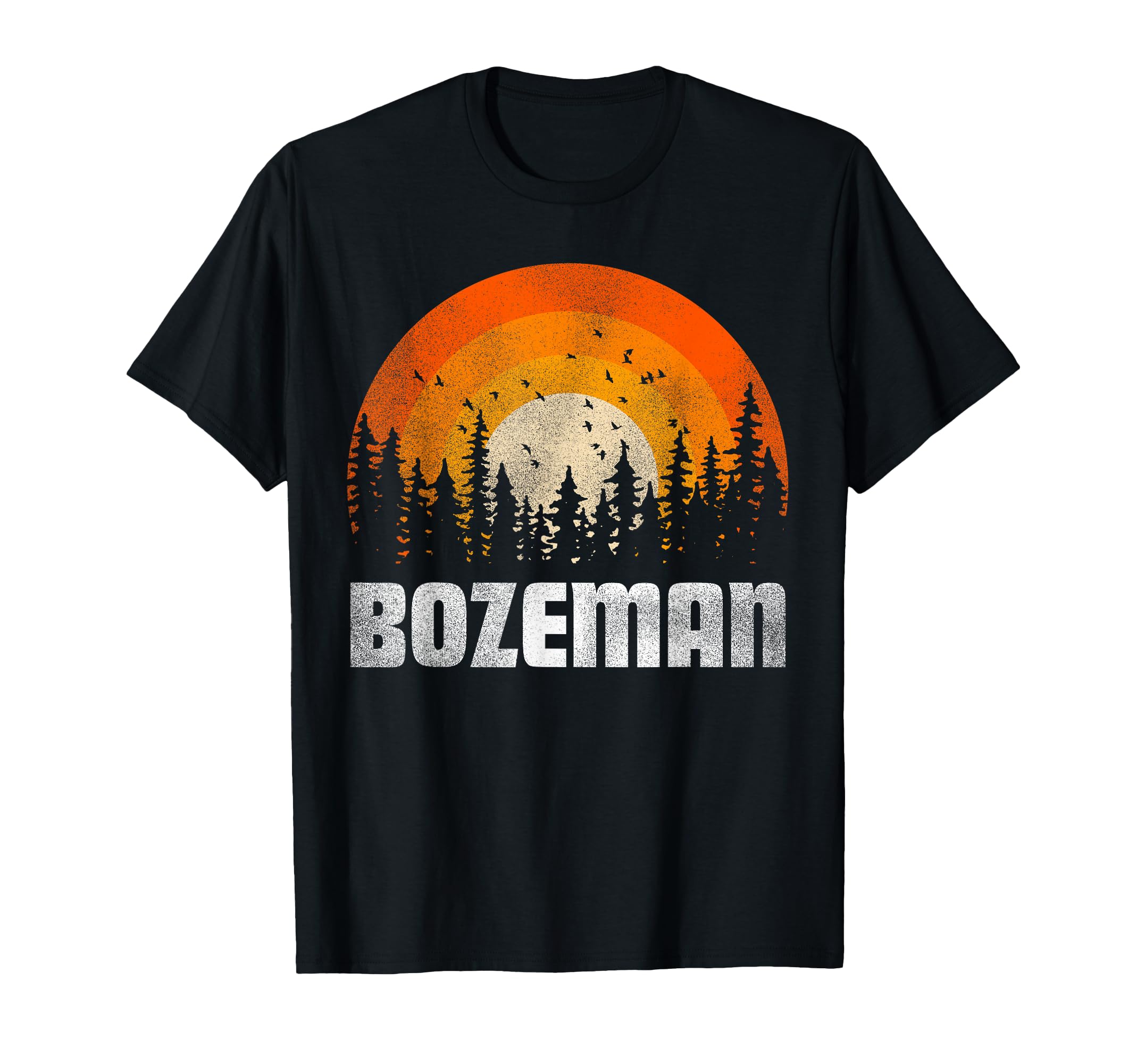 Bozeman 70S 80S T-Shirt - Minimalist Print Unisex - T-Shirt, Sweatshirt, Hoodie