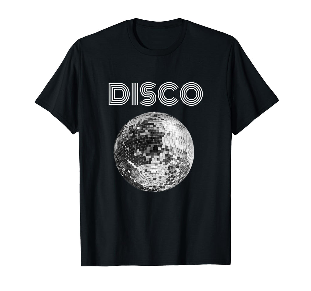 Black And White Disco Ball Club T-Shirt - Graphic Print Men Women - T-Shirt, Sweatshirt, Hoodie