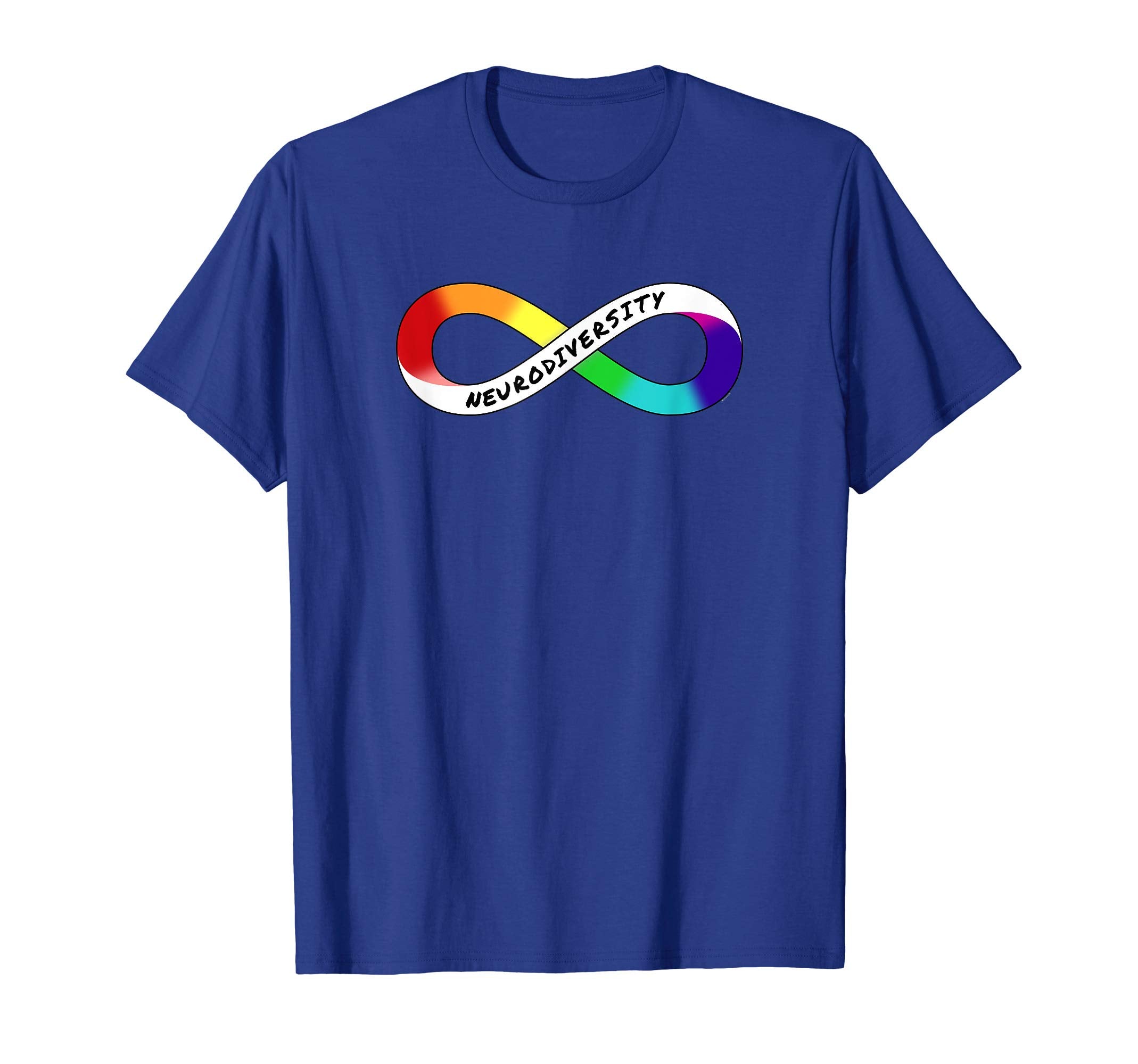 Neurodiversity Rainbow Infinity T-Shirt - Aesthetic Graphic Unisex - T-Shirt, Sweatshirt, Hoodie