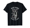 American Motorcycle Biker Distress Effect T-Shirt - Trendy Graphic Unisex - T-Shirt, Sweatshirt, Hoodie