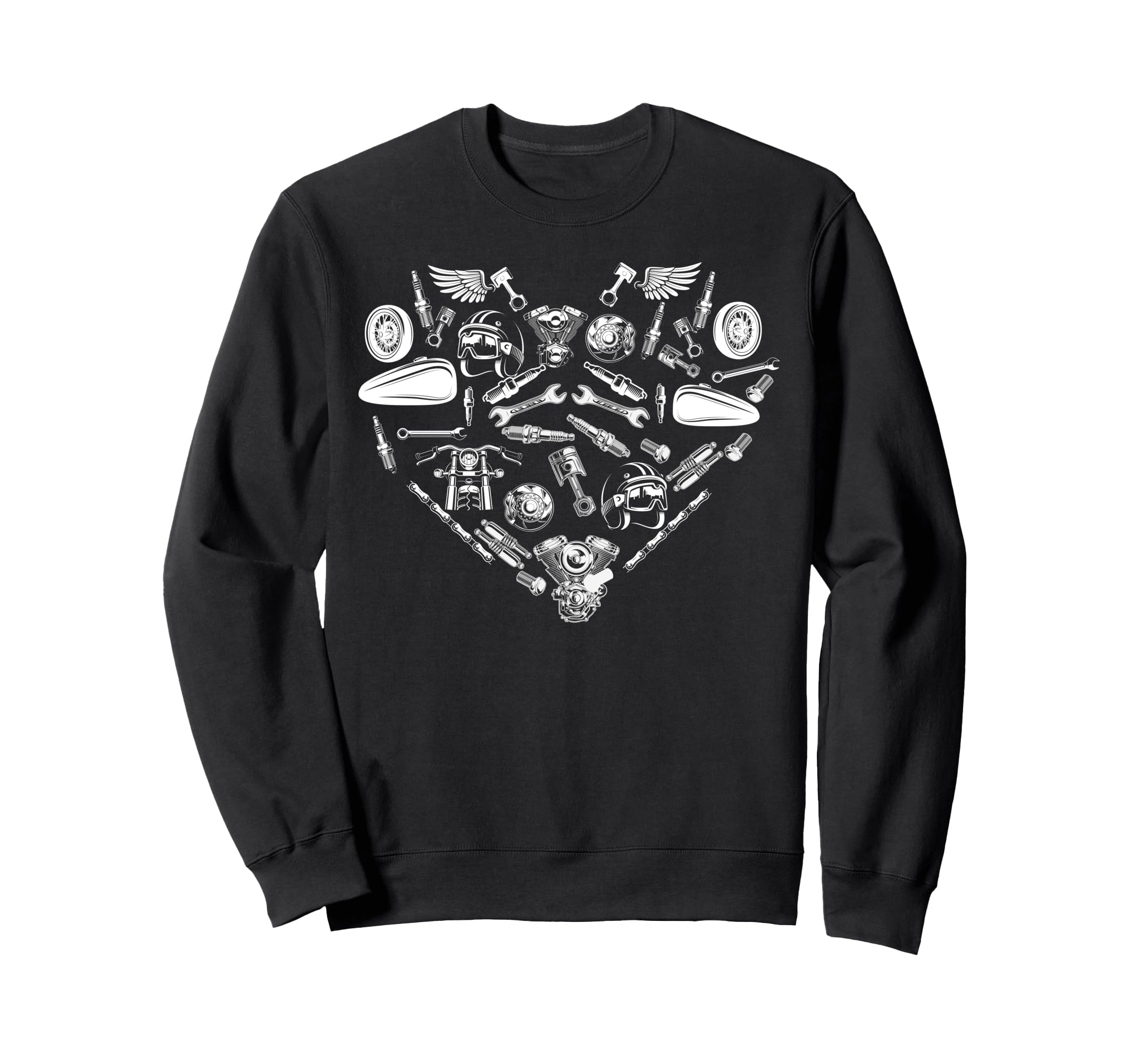 Motorcycle Rider Motorbike Hs0 T-Shirt - Aesthetic Graphic Men Women - T-Shirt, Sweatshirt, Hoodie
