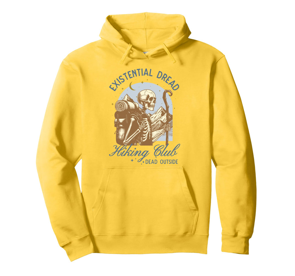 Funny Introvert Hiking Club Hoodie - Aesthetic Graphic Men Women - T-Shirt, Sweatshirt, Hoodie