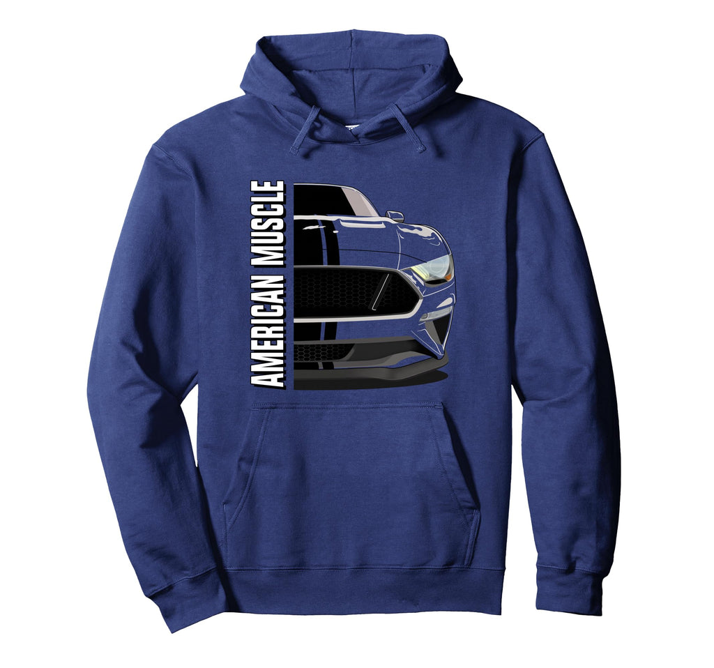 Modern Gt American Muscle Car Hoodie - Casual Everyday Wear for Adults - T-Shirt, Sweatshirt, Hoodie