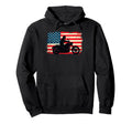 Us Flag Biker Riding Lover Motorcycle Hoodie - Trendy Graphic for Adults - T-Shirt, Sweatshirt, Hoodie