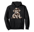 Highland Cow Cowgirl Cowboy Western Texas Hoodie - Graphic Print Unisex - T-Shirt, Sweatshirt, Hoodie