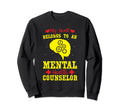 My Hearth Belongs To Mental Health Sweatshirt - Minimalist Print Men Women - T-Shirt, Sweatshirt, Hoodie