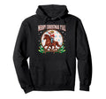 Merry Yall Cowboy Horse Western Hoodie - Unique Graphic for Adults - T-Shirt, Sweatshirt, Hoodie