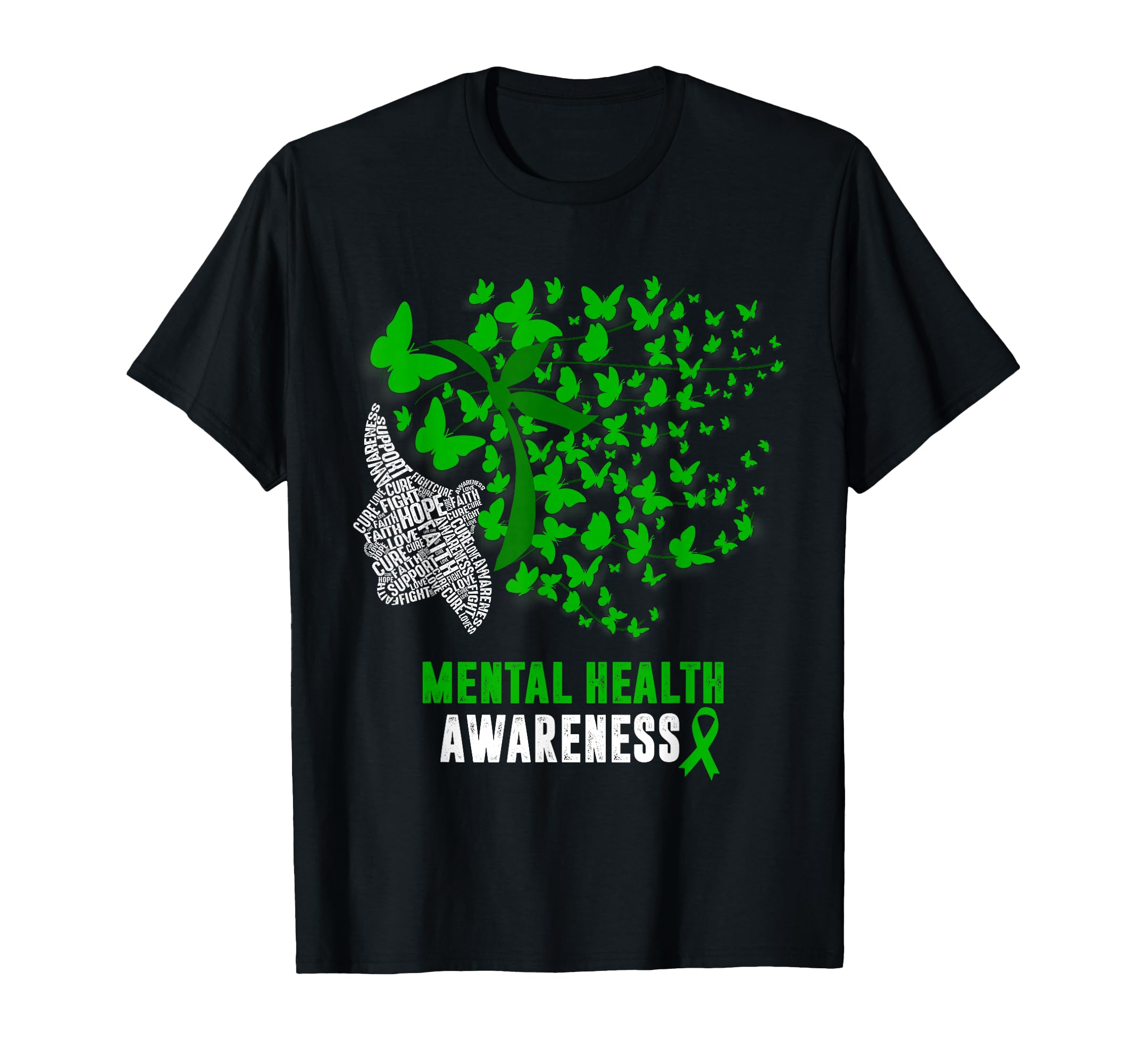 Womens Mental Health Awareness T-Shirt - Fun Novelty Design Unisex - T-Shirt, Sweatshirt, Hoodie