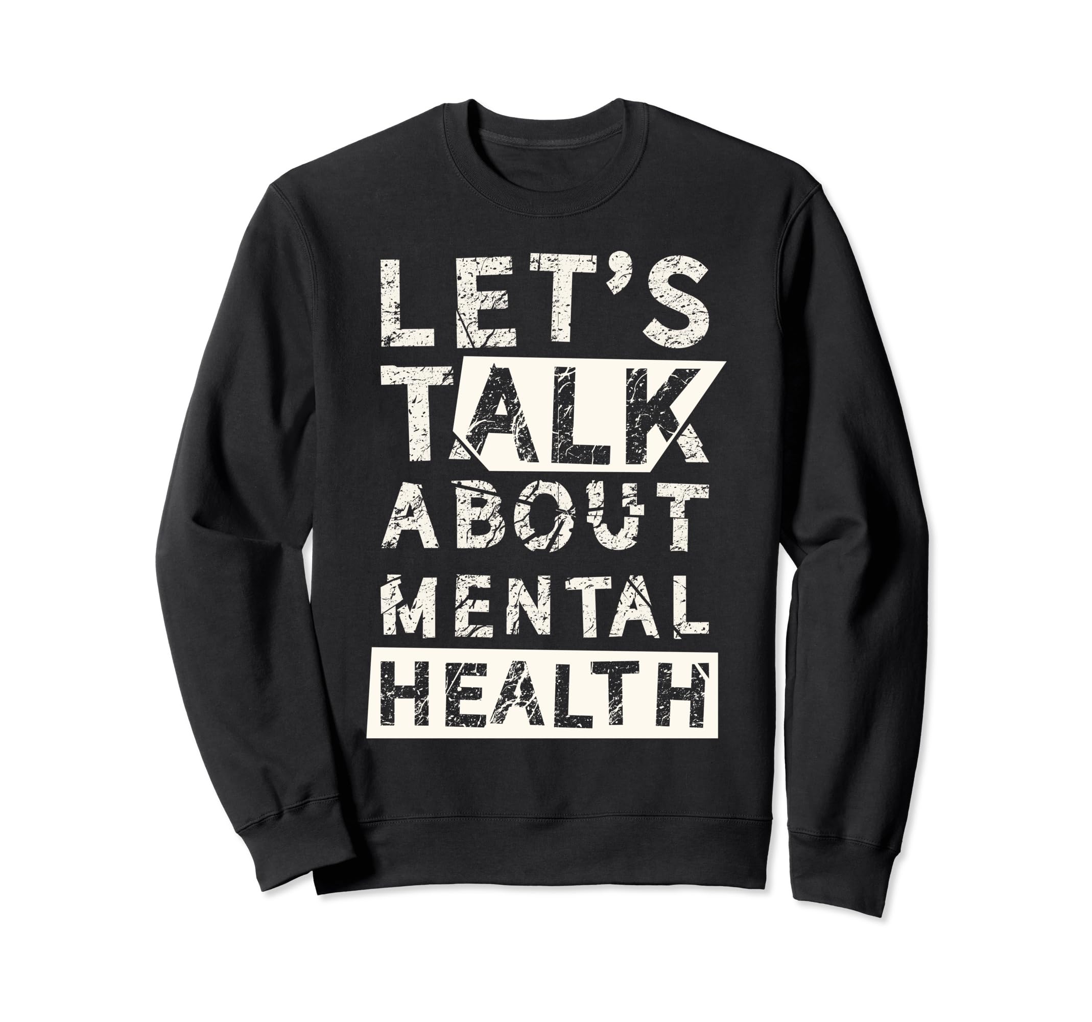 Mental Health Awareness Ribbon Sweatshirt - Fun Novelty Design Men Women - T-Shirt, Sweatshirt, Hoodie