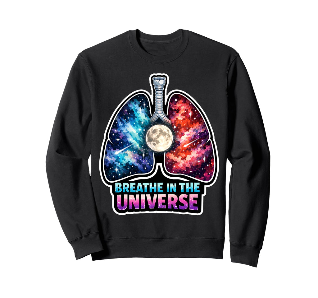 Moon Meditation Lunar Mindfulness Sweatshirt - Trendy Graphic Men Women - T-Shirt, Sweatshirt, Hoodie