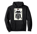 King Card Motorcycle Poker Black Jack Hoodie - Custom Art Print Men Women - T-Shirt, Sweatshirt, Hoodie