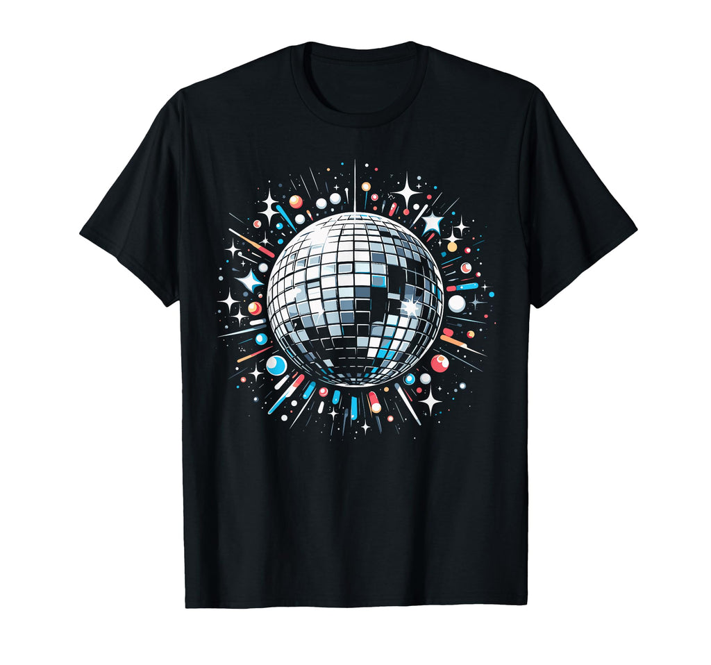 Disco Ball Celebration Party Vibes T-Shirt - Custom Art Print Men Women - T-Shirt, Sweatshirt, Hoodie