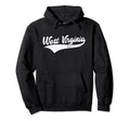 West Virginia Throwback Hoodie - Novelty Apparel for Adults - T-Shirt, Sweatshirt, Hoodie