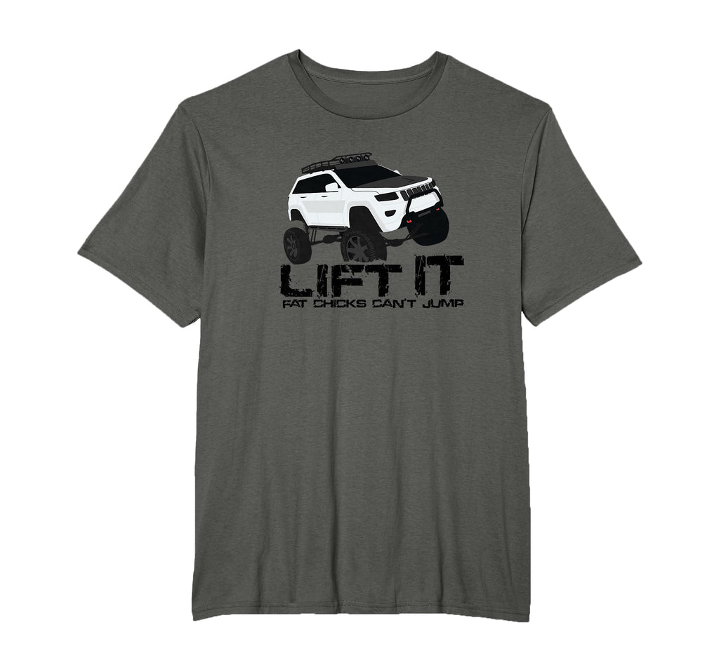 Lift It Fat Chicks Cant Jump Wk2 T-Shirt - Aesthetic Graphic Men Women - T-Shirt, Sweatshirt, Hoodie
