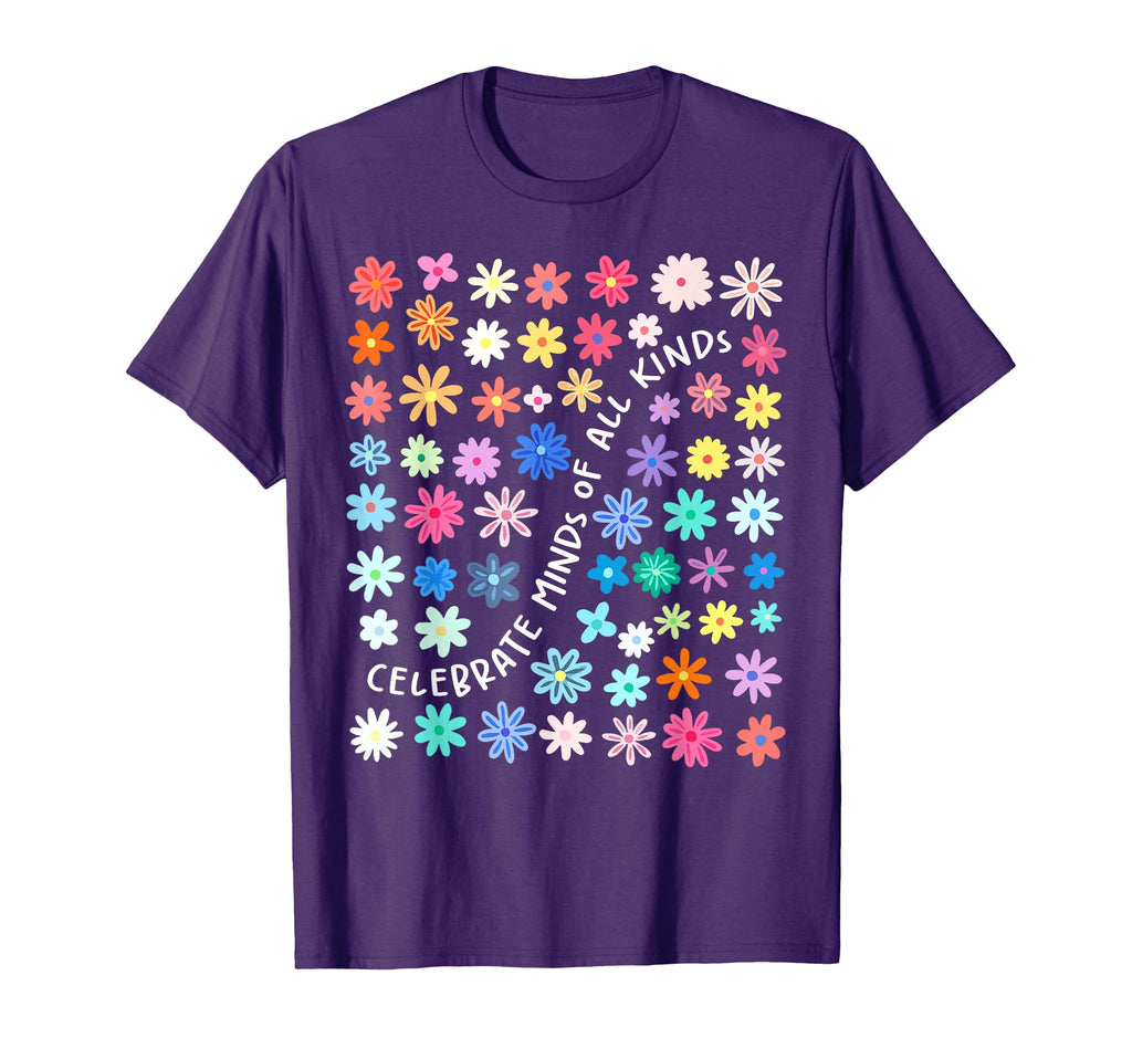 Celebrate Minds All Kinds Mental T-Shirt - Streetwear Style for Adults - T-Shirt, Sweatshirt, Hoodie