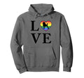 Dog Breed Poodle Word Love Typography Hoodie - Graphic Print Unisex - T-Shirt, Sweatshirt, Hoodie
