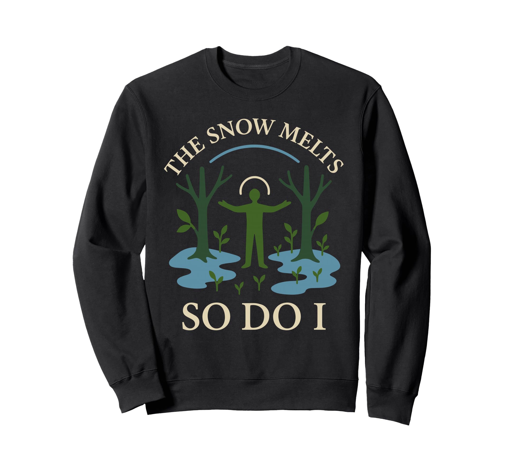 Forest Walk Overthinker Mental Reset Sweatshirt - Graphic Print Men Women - T-Shirt, Sweatshirt, Hoodie