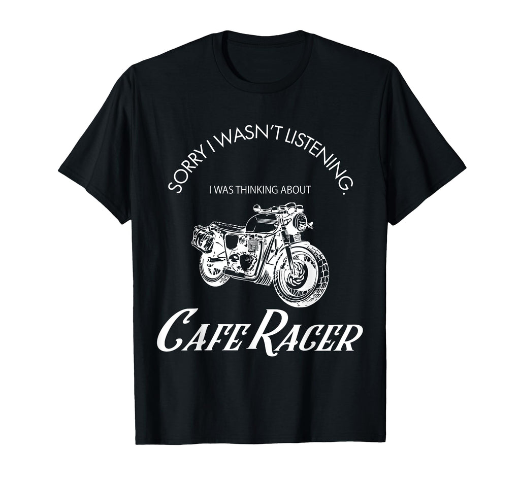 Cafe Racer Motorcycle Emblem Art T-Shirt - Graphic Print Unisex - T-Shirt, Sweatshirt, Hoodie