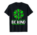 Be Kind Green Ribbon Sunflower Mental T-Shirt - Fun Novelty Design Unisex - T-Shirt, Sweatshirt, Hoodie