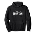 Proud Spartan Typography Hoodie - Custom Art Print for Adults - T-Shirt, Sweatshirt, Hoodie
