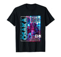 Osaka City 80S Synthwave Samurai Japan T-Shirt - Custom Art Print Unisex - T-Shirt, Sweatshirt, Hoodie