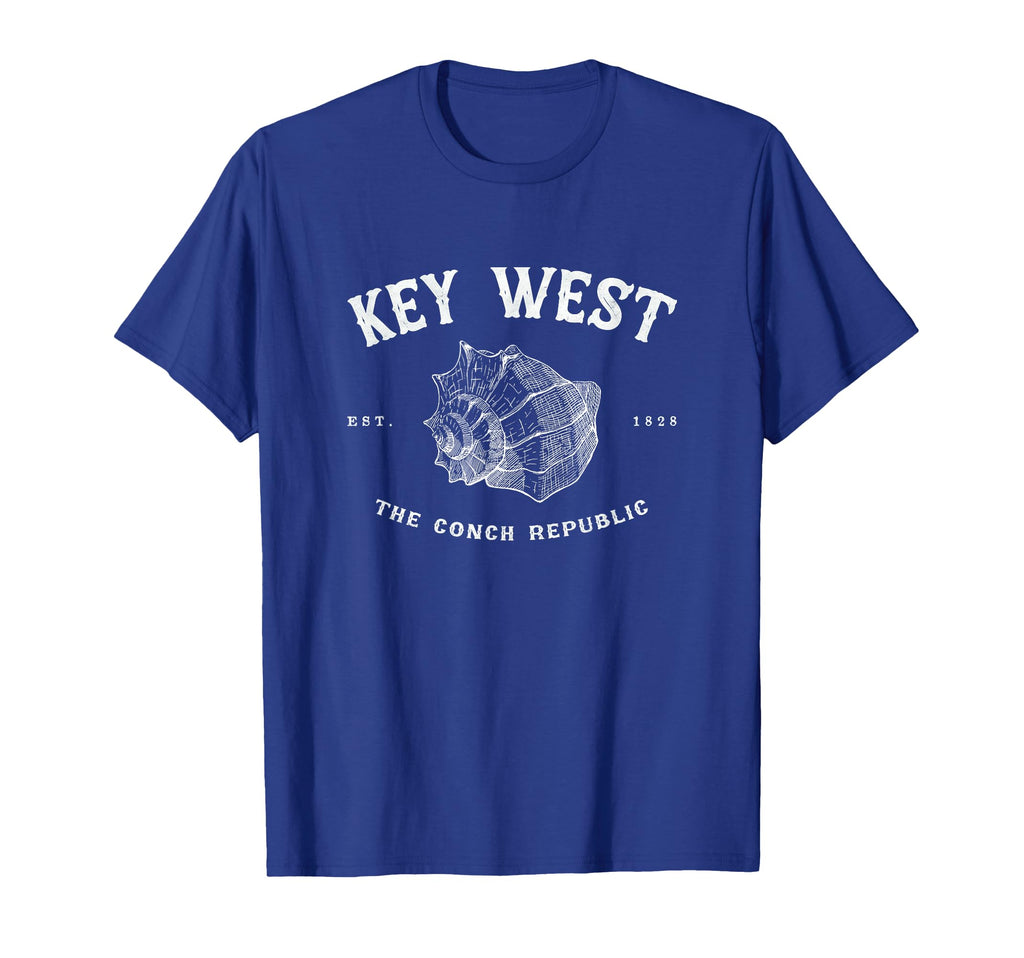 Key West Fl Conch Republic Fishing T-Shirt - Custom Art Print for Adults - T-Shirt, Sweatshirt, Hoodie